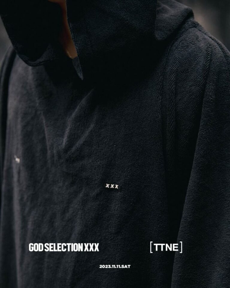 GOD SELECTION XXX × サウナー専門ブランド［TTNE］コラボカプセルコレクションが11/11 発売 (ゴッド セレクション XXX  ティーティーエヌイー) | Fullress
