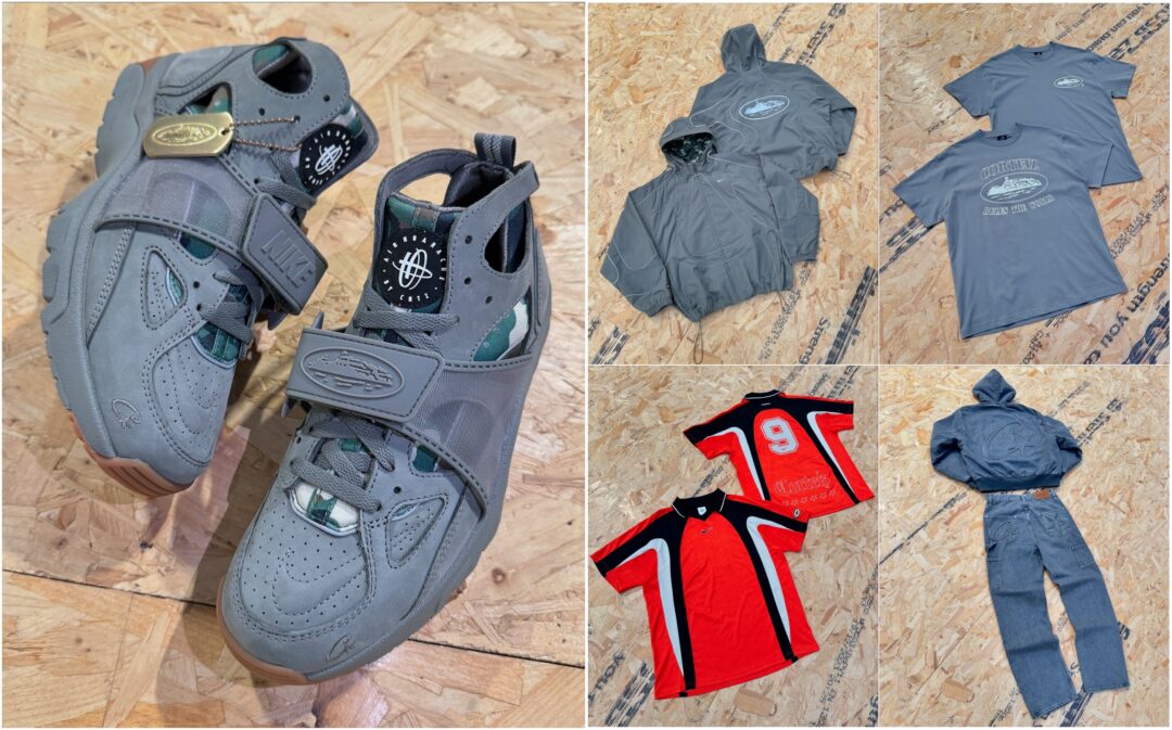 【海外 2024年 11/8 & 11/22 & 12/14 発売】Corteiz × NIKE AIR TRAINER HUARACHE PACK (コーテイズ ナイキ エア トレーナー ハラチ パック) [FQ8793-001/FQ8793-002/FQ8793-003]