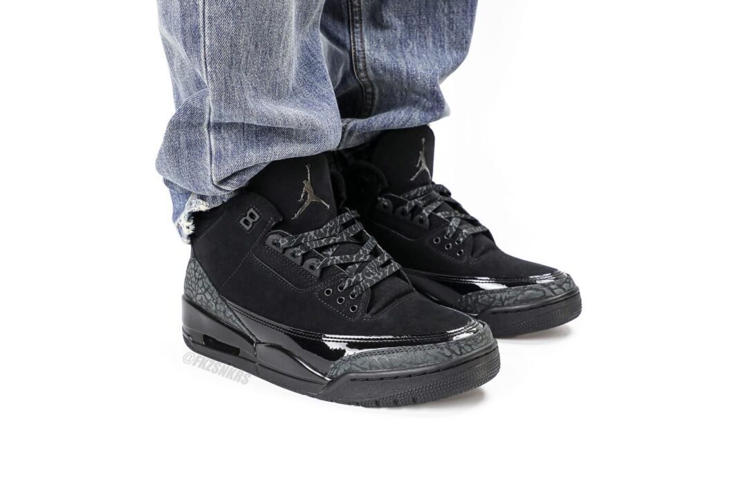 【2025年 1/11 or 1/25 発売予定】ナイキ エア ジョーダン 3 レトロ “ブラックキャット” (NIKE AIR JORDAN 3 RETRO “Black Cat”) [CT8532-001]