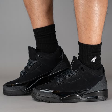 【2025年 1/11 or 1/25 発売予定】ナイキ エア ジョーダン 3 レトロ “ブラックキャット” (NIKE AIR JORDAN 3 RETRO “Black Cat”) [CT8532-001]