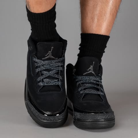 【2025年 1/11 or 1/25 発売予定】ナイキ エア ジョーダン 3 レトロ “ブラックキャット” (NIKE AIR JORDAN 3 RETRO “Black Cat”) [CT8532-001]