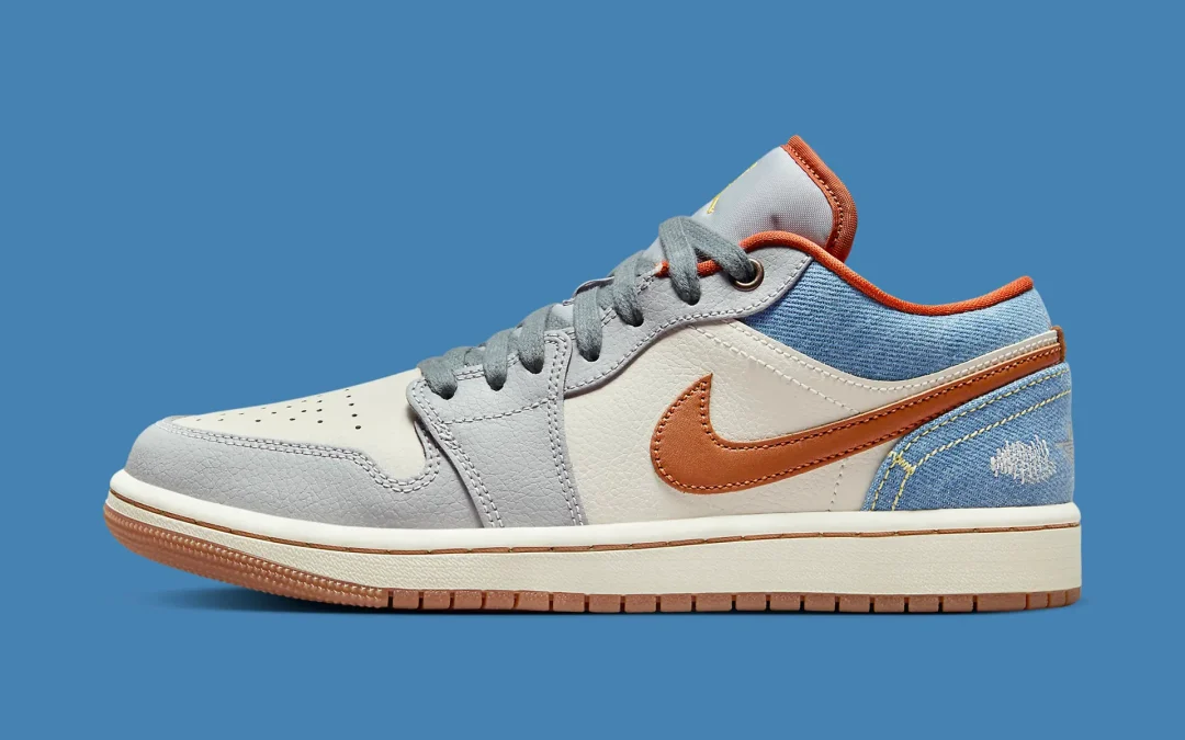 2023-2024 発売予定！ナイキ エア ジョーダン 1 ミッド “デニム/ダークラセット” (NIKE AIR JORDAN 1 LOW “Denim/Dark Russet”)