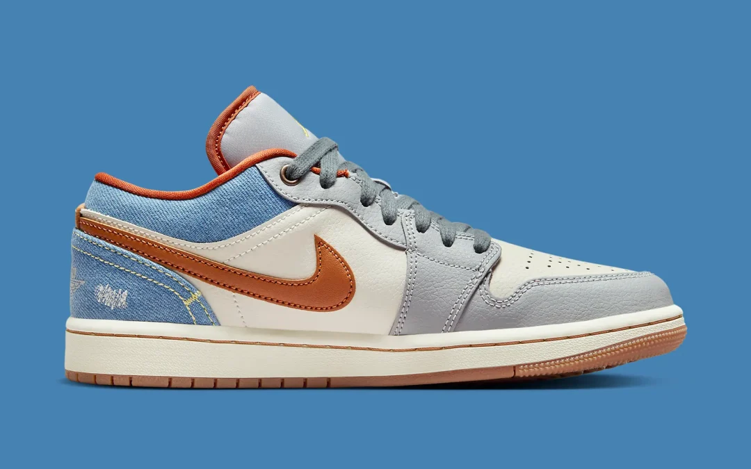 2023-2024 発売予定！ナイキ エア ジョーダン 1 ミッド “デニム/ダークラセット” (NIKE AIR JORDAN 1 LOW “Denim/Dark Russet”)