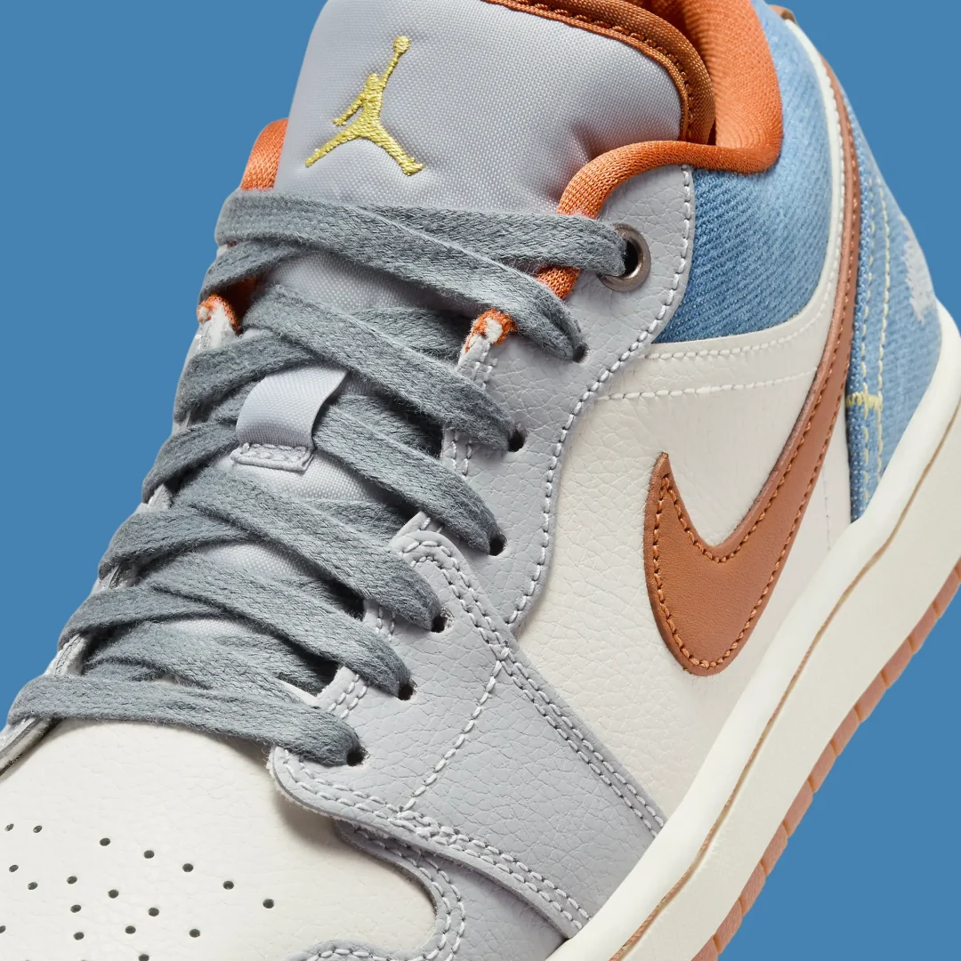 2023-2024 発売予定！ナイキ エア ジョーダン 1 ミッド “デニム/ダークラセット” (NIKE AIR JORDAN 1 LOW “Denim/Dark Russet”)