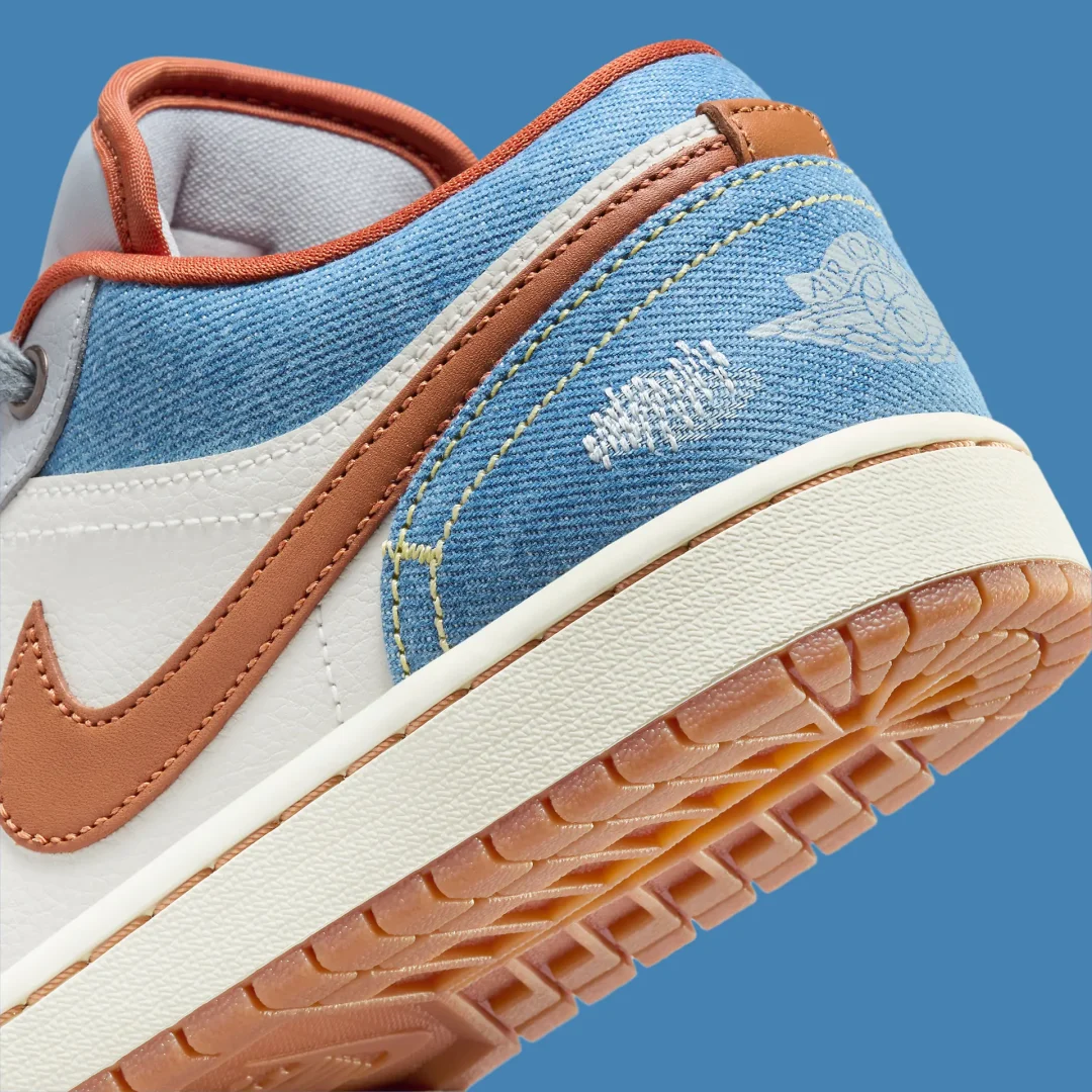 2023-2024 発売予定！ナイキ エア ジョーダン 1 ミッド “デニム/ダークラセット” (NIKE AIR JORDAN 1 LOW “Denim/Dark Russet”)