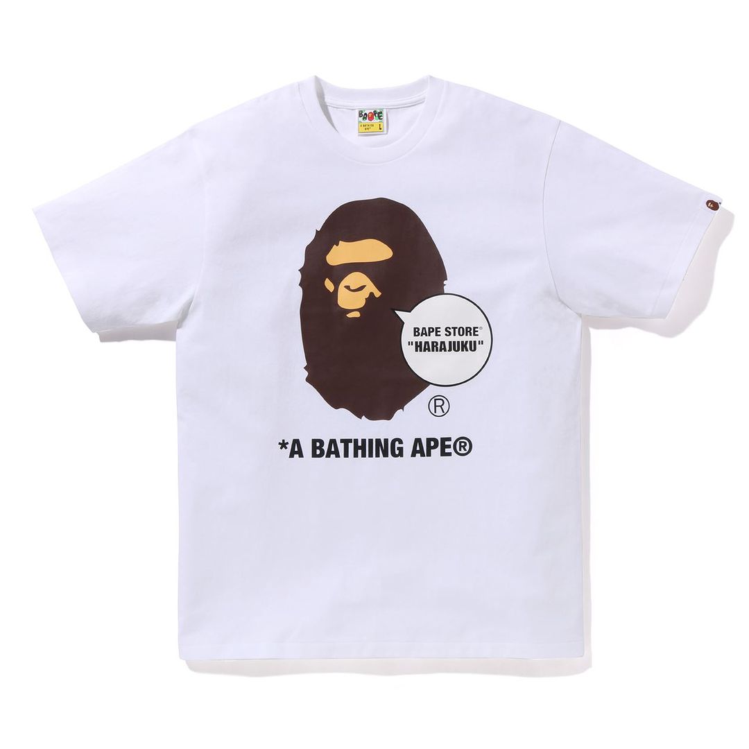 【2024年 初売り】A BATHING APEからBAPE STORE各店の「APE HEAD TEE」が1/1 発売 (ア ベイシング エイプ)