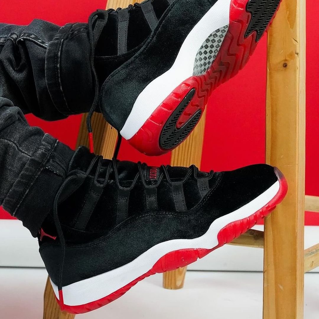 【2024年 11/11 発売予定】ナイキ ウィメンズ エア ジョーダン 11 “ブレッドベルベット” (NIKE WMNS AIR JORDAN 11 “Bred Velvet”) [DB5457-061]