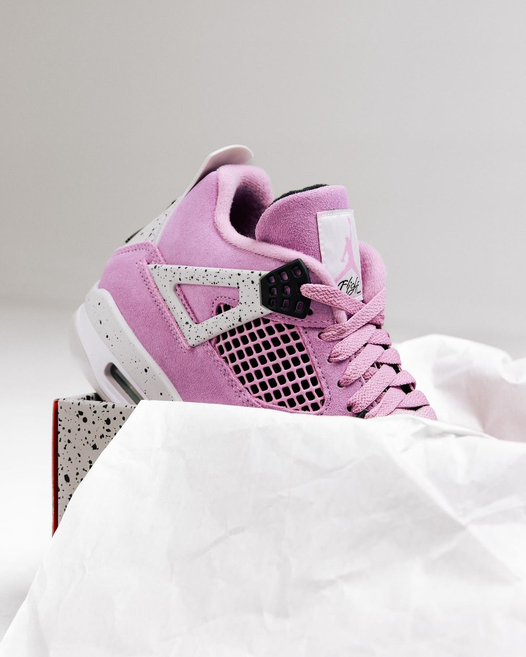 【2024年 10/26 発売予定】ナイキ ウィメンズ エア ジョーダン 4 “オーキッド” (NIKE WMNS AIR JORDAN 4 “Orchid”) [AQ9129-501]