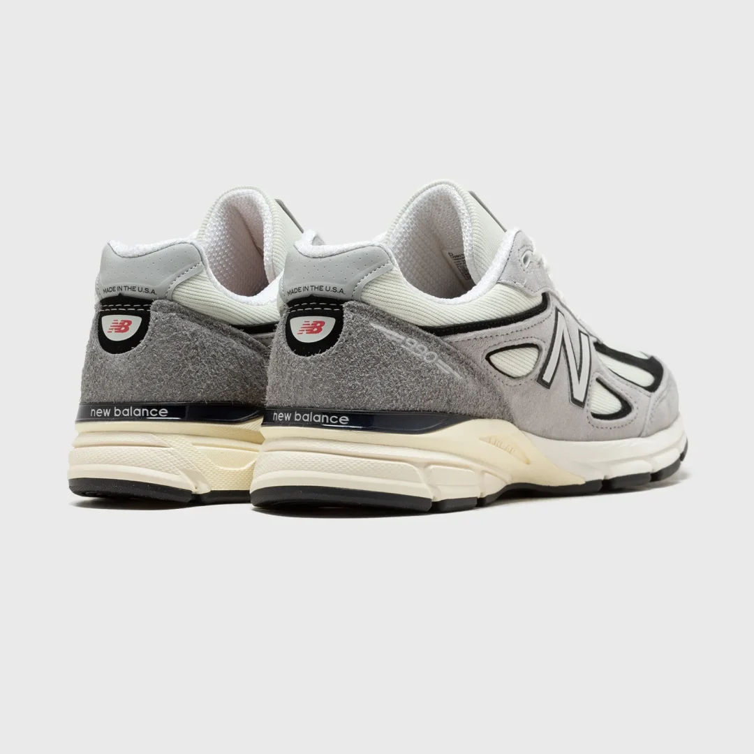 【2024年 2/8 発売】New Balance U990v4 TG4 “Grey/Black/Cream” Made in USA (ニューバランス メイドインUSA) [U990TG4]