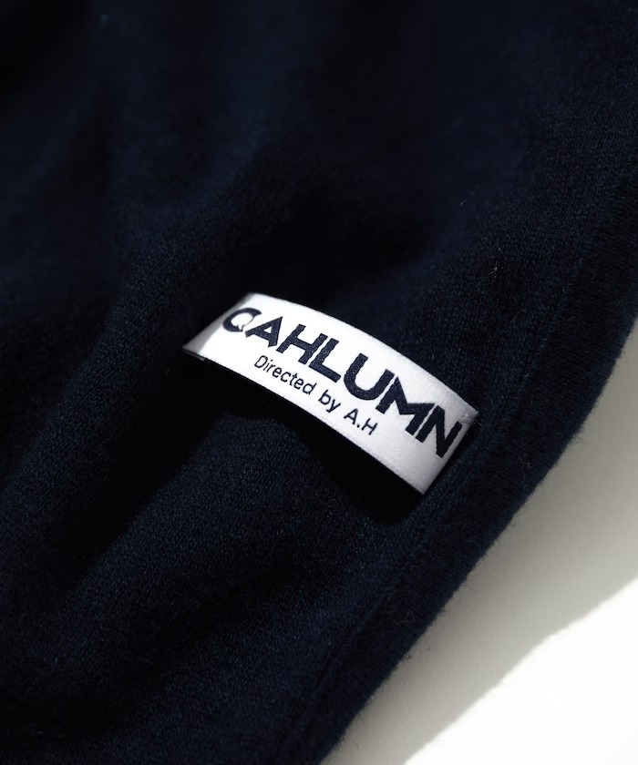 ファッションディレクター 長谷川昭雄氏ディレクション「CAHLUMN/カウラム」からカシミヤを50%と上質なメリノウールを50%を混紡した”Cashmere Wool Sweatshirt/Pants”が発売！