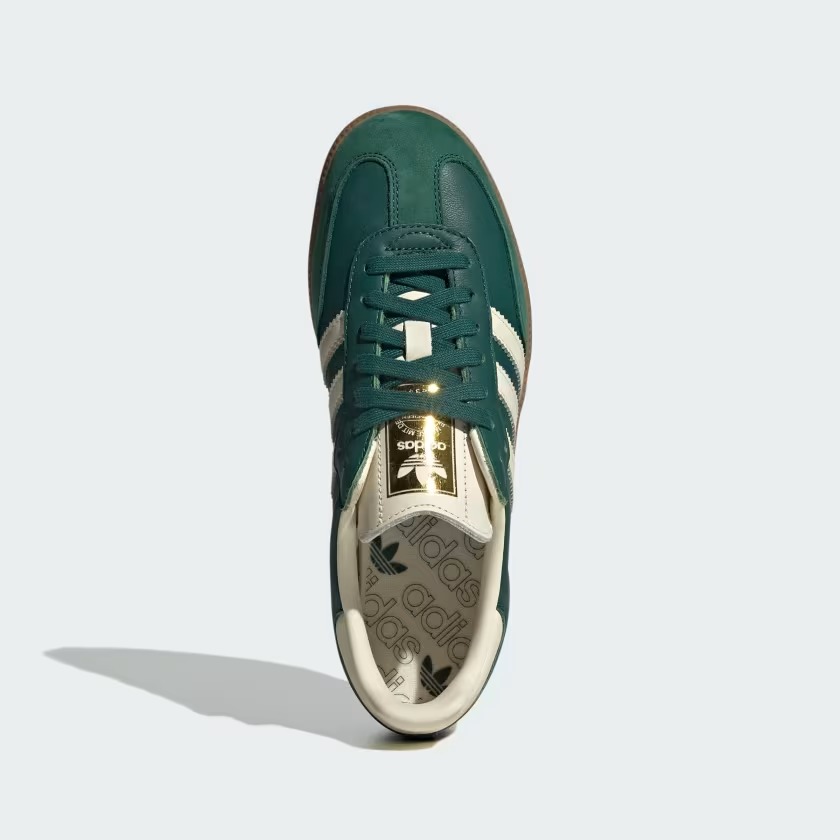 アディダス オリジナルス サンバ OG “グリーン/ホワイト/ゴールド” (adidas Originals SAMBA OG “Collegiate Green/Cream White/Gold Metallic”) [IE0872]