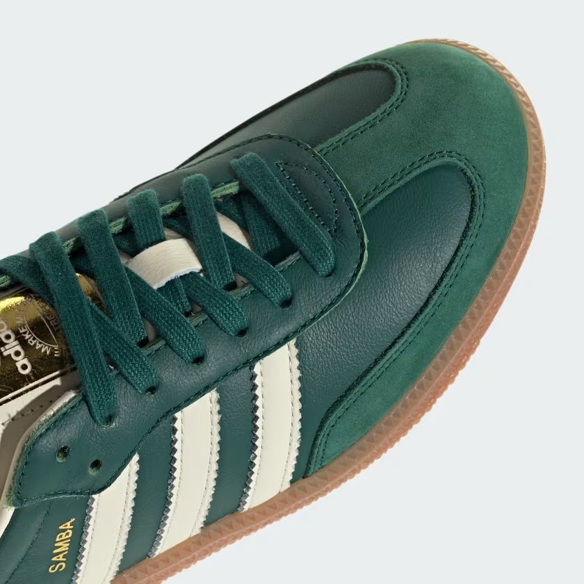 アディダス オリジナルス サンバ OG “グリーン/ホワイト/ゴールド” (adidas Originals SAMBA OG “Collegiate Green/Cream White/Gold Metallic”) [IE0872]