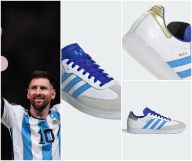 【2024年 2月 発売】リオネル・メッシ × アディダス オリジナルス サンバ (Lionel Messi adidas Originals SAMBA) [ID3550]