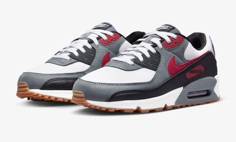 Air max 90 shop red grey white