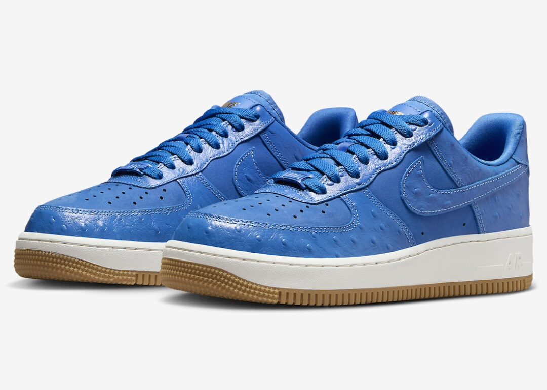 2024年 春 発売予定！ナイキ エア フォース 1 ロー "ブルーオーストリッチ" (NIKE AIR FORCE 1 LOW "Blue Ostrich”) [DZ2708-400]