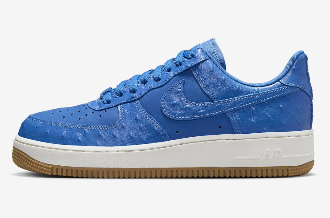 【2024年 4月 発売予定】ナイキ エア フォース 1 ロー “ブルーオーストリッチ” (NIKE AIR FORCE 1 LOW “Blue Ostrich”) [DZ2708-400]