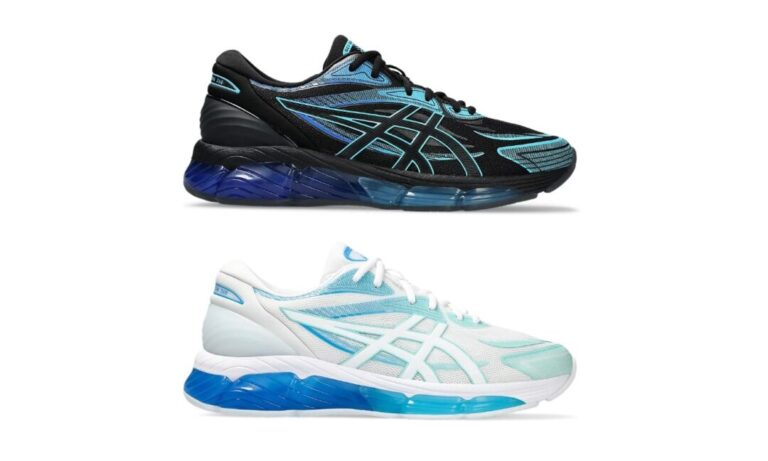 2024年 3/8 発売】ASICS GEL-QUANTUM 360 VIII “Black/Aquarium” “White/Azul Blue” (アシックス  ゲル クォンタム 360 8) [1203A305.003/1203A305-102] | Fullress