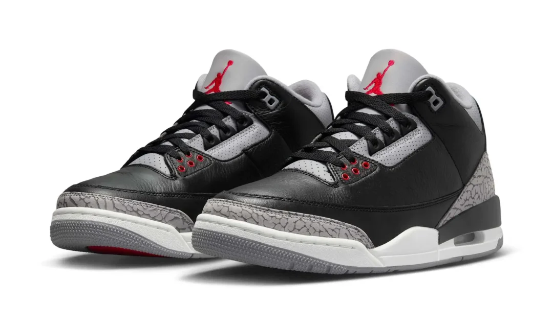 【2024年 11/23 発売】ナイキ エア ジョーダン 3 OG “ブラックセメント” (NIKE AIR JORDAN 3 OG “Black Cement”) [DN3707-010]