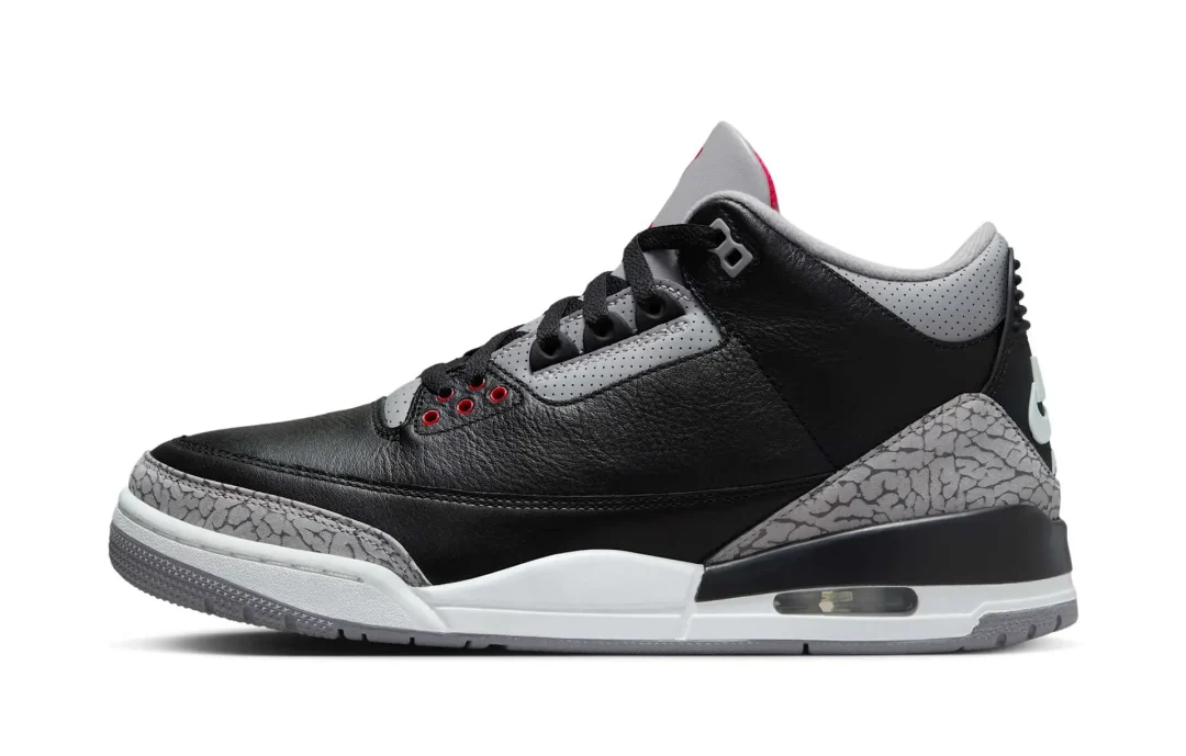 【2024年 11/23 発売】ナイキ エア ジョーダン 3 OG “ブラックセメント” (NIKE AIR JORDAN 3 OG “Black Cement”) [DN3707-010]