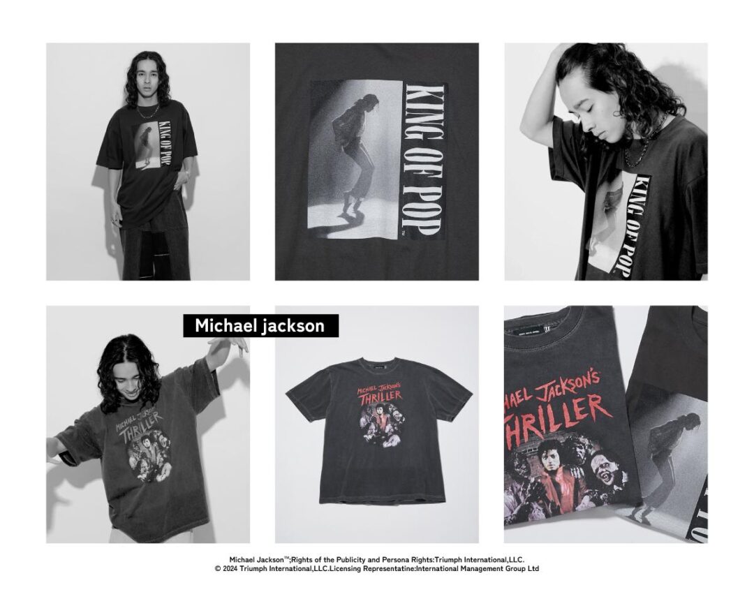 JUNRed × GOOD ROCK SPEED 別注 「Micheal Jackson & jamiroquai & Beastie Boys & Pink Floyd」プリント TEE (ジュンレッド グッドロックスピード)