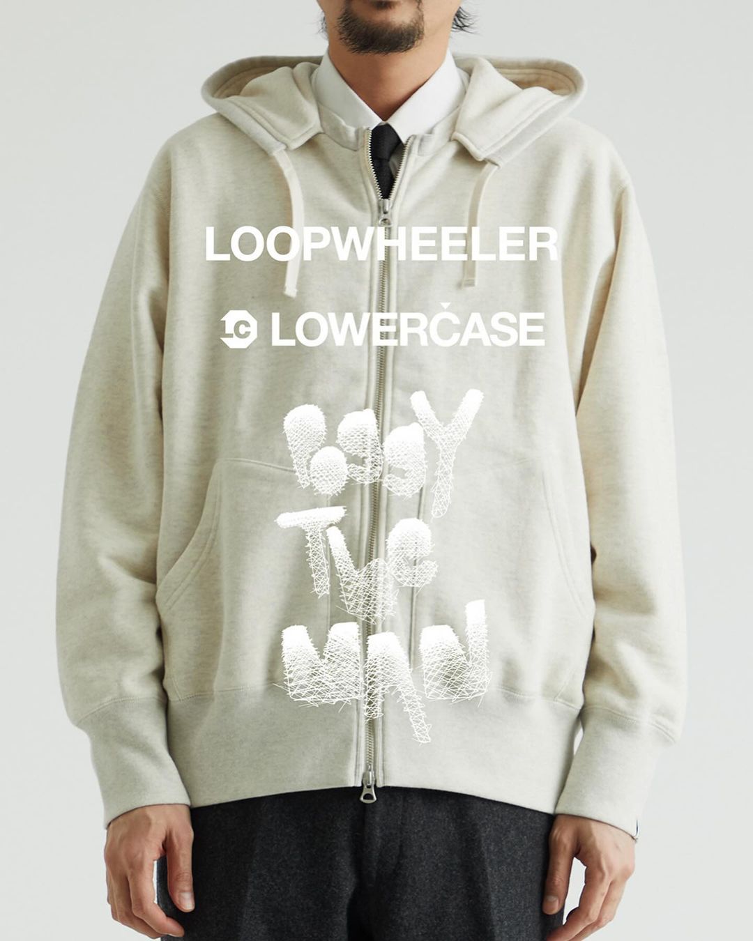 LOOPWHEELER × LOWERCASE for POGGYTHEMAN ZIP HOODIE/フーディが2024 