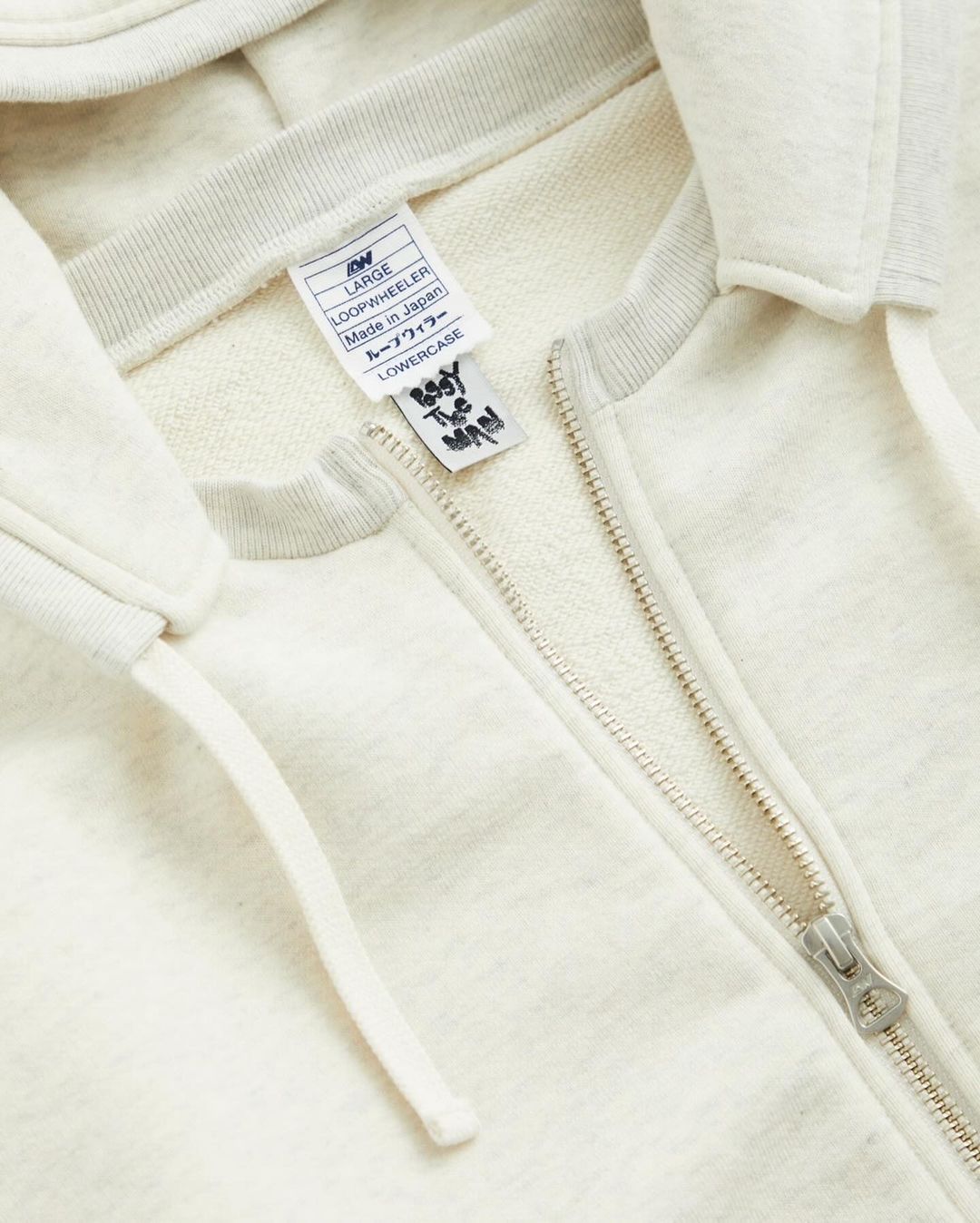 LOOPWHEELER × LOWERCASE for POGGYTHEMAN ZIP HOODIE/フーディが2024年 2/23 発売 (ループウィラー ロウワーケース ポギーザマン)