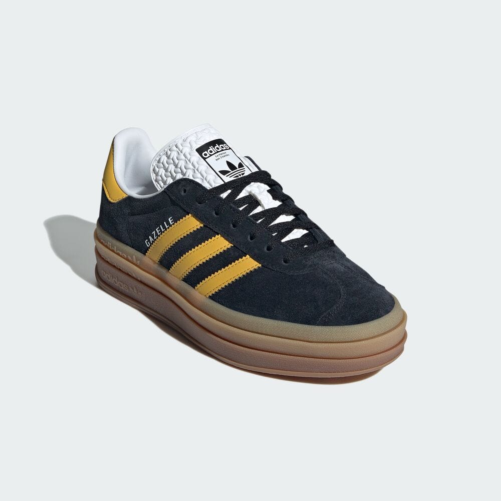 【2024年 3/1 発売】adidas Originals GAZELLE BOLD “Core Black/Bold Gold” (アディダス オリジナルス ガゼル ボールド “コアブラック/ボールドゴールド”) [IE0422]