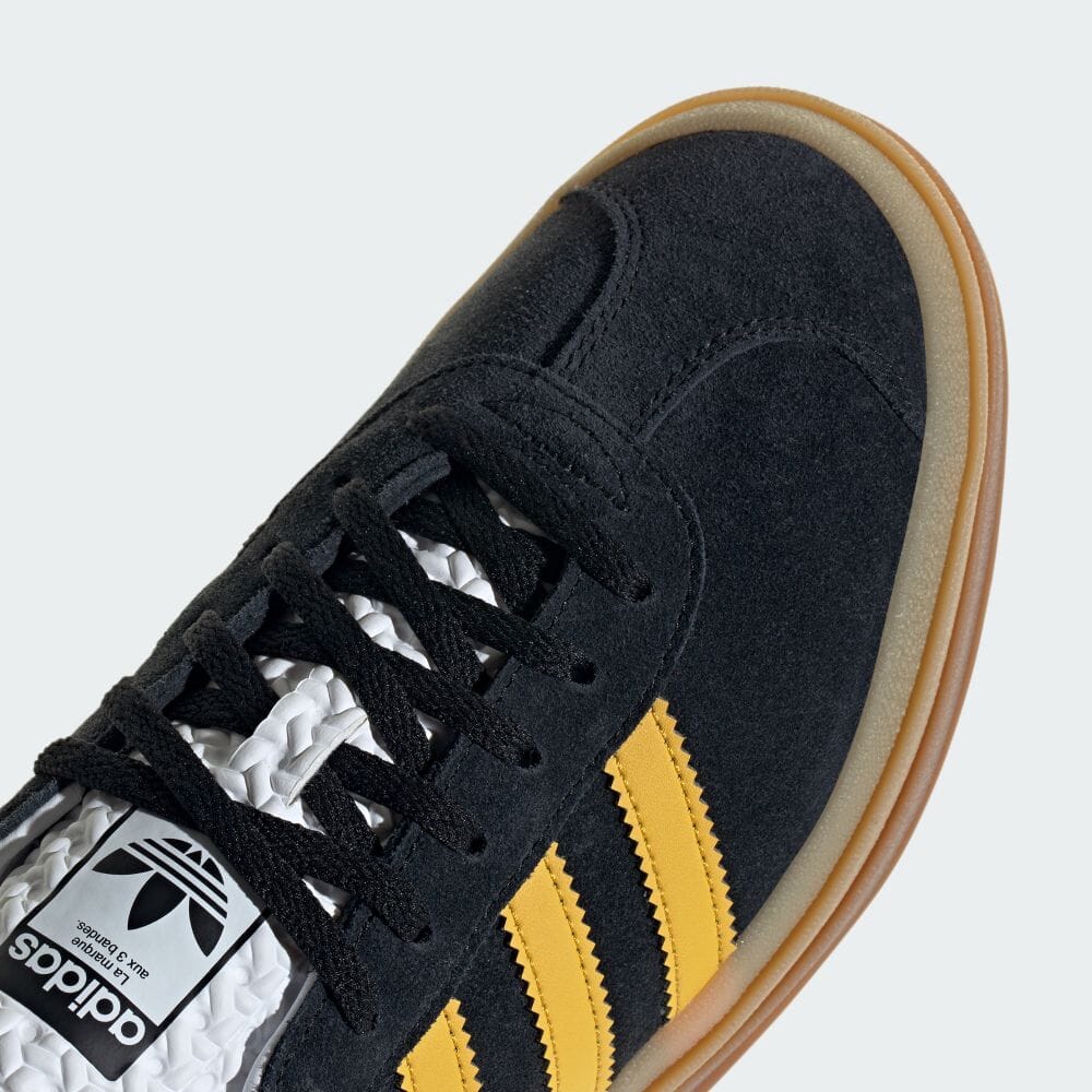 【2024年 3/1 発売】adidas Originals GAZELLE BOLD “Core Black/Bold Gold” (アディダス オリジナルス ガゼル ボールド “コアブラック/ボールドゴールド”) [IE0422]