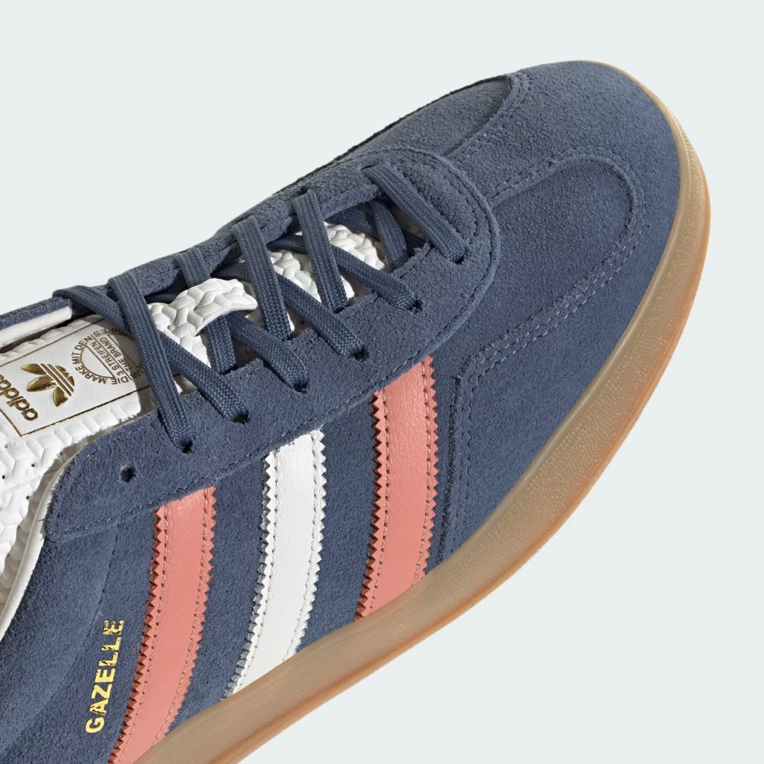 【2024年 3/28 発売】adidas Originals GAZELLE INDOOR “Blue Blink/Wonder Clay” (アディダス オリジナルス ガゼル インドア “ブルー/クレイ”) [IG1640]