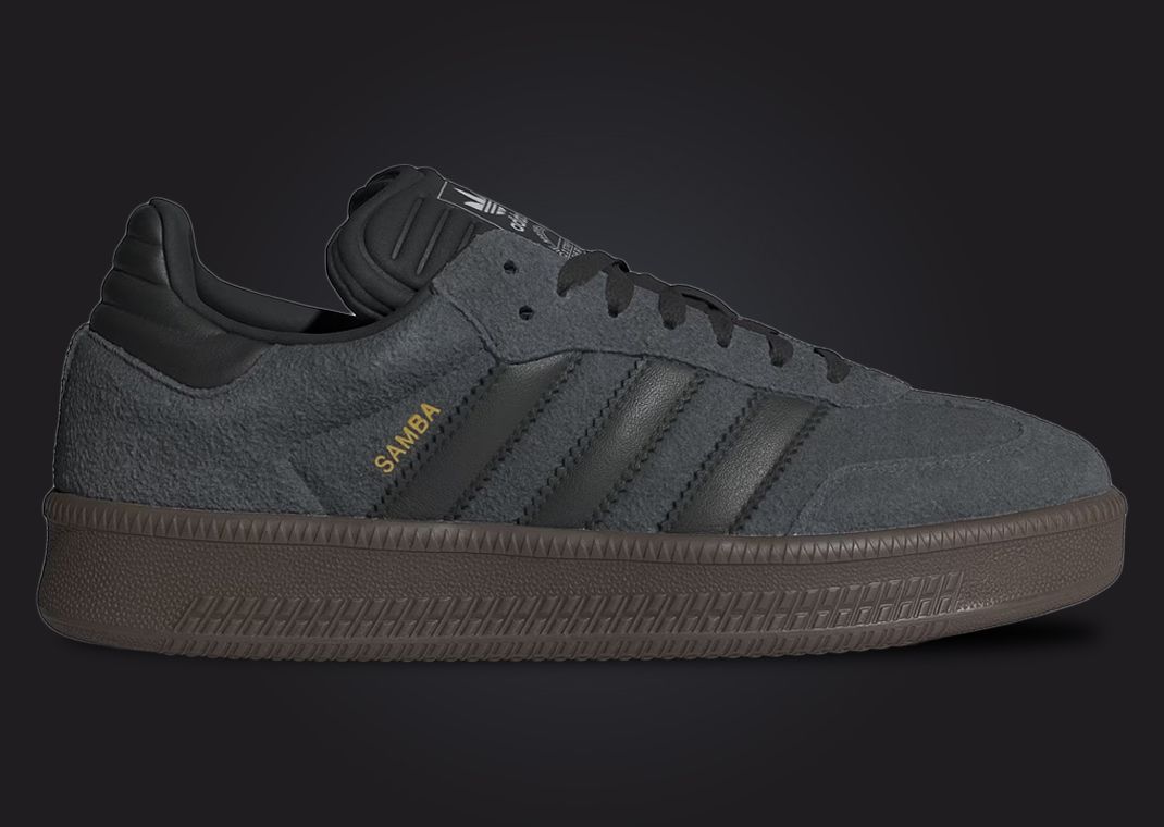 【2024年 4/10 発売】アディダス オリジナルス サンバ XLG “ダークグレー/ブラック” (adidas Originals SAMBA XLG “Dark Grey/Black”) [ID3201]