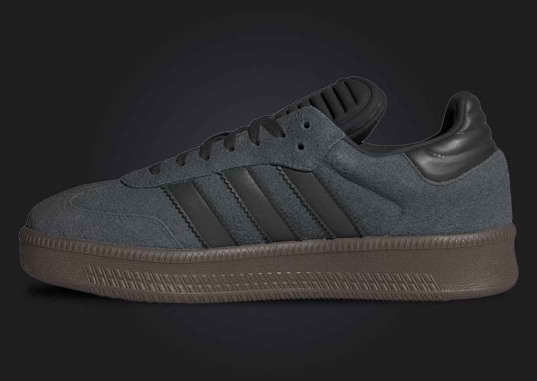 【2024年 4/10 発売】アディダス オリジナルス サンバ XLG “ダークグレー/ブラック” (adidas Originals SAMBA XLG “Dark Grey/Black”) [ID3201]