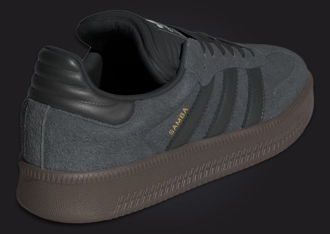 【2024年 4/10 発売】アディダス オリジナルス サンバ XLG “ダークグレー/ブラック” (adidas Originals SAMBA XLG “Dark Grey/Black”) [ID3201]