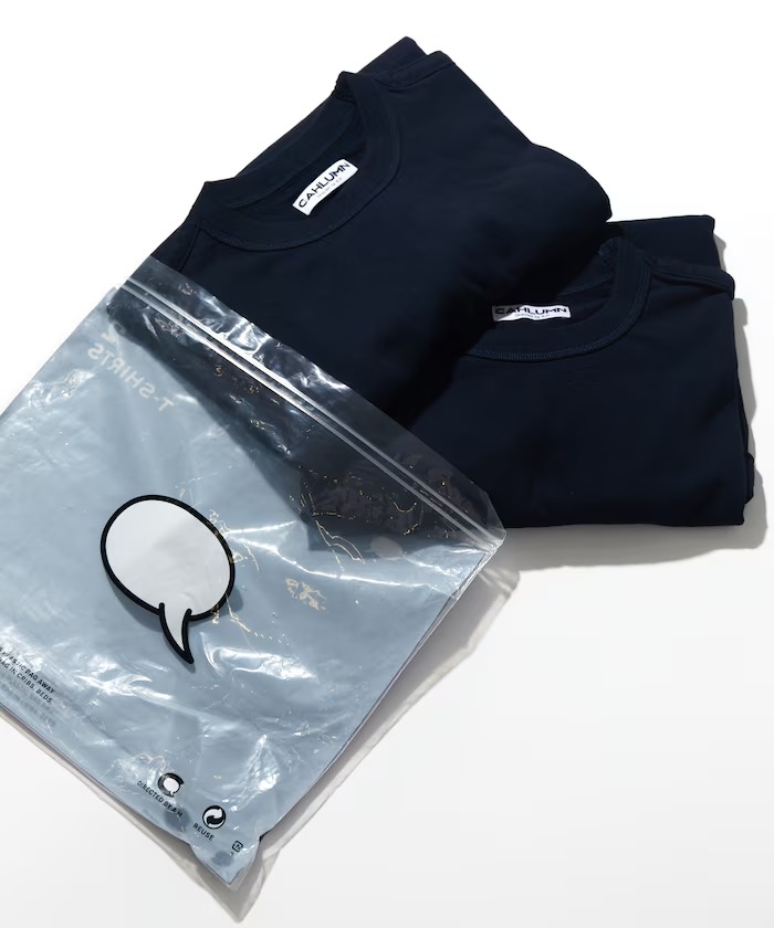 ファッションディレクター 長谷川昭雄氏ディレクション「CAHLUMN/カウラム」から”2-Pack Reversible Tee”が発売