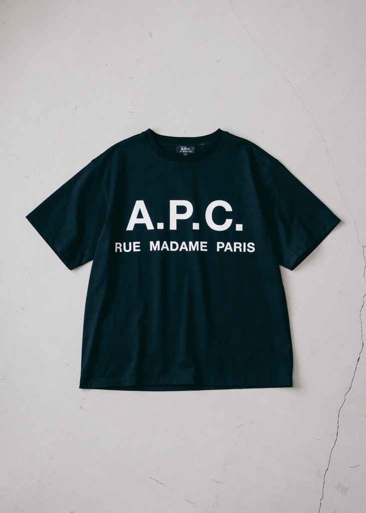 EDIFICE × A.P.C. 別注オーバーサイズロゴTシャツが発売 (エディフィス