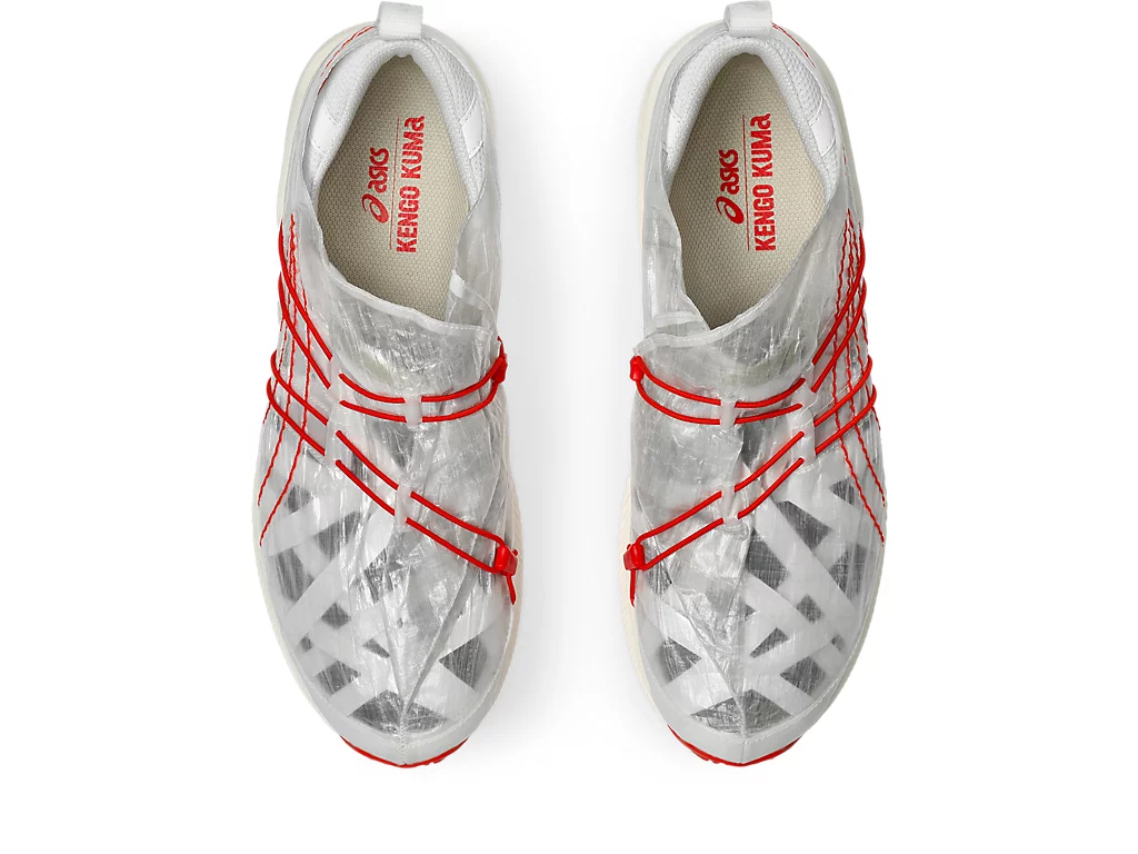 【2024年 4/5 発売】隈研吾 × ASICS Archisite ORU “White/Red” (KENGO KUMA アシックス) [1201A862.101]