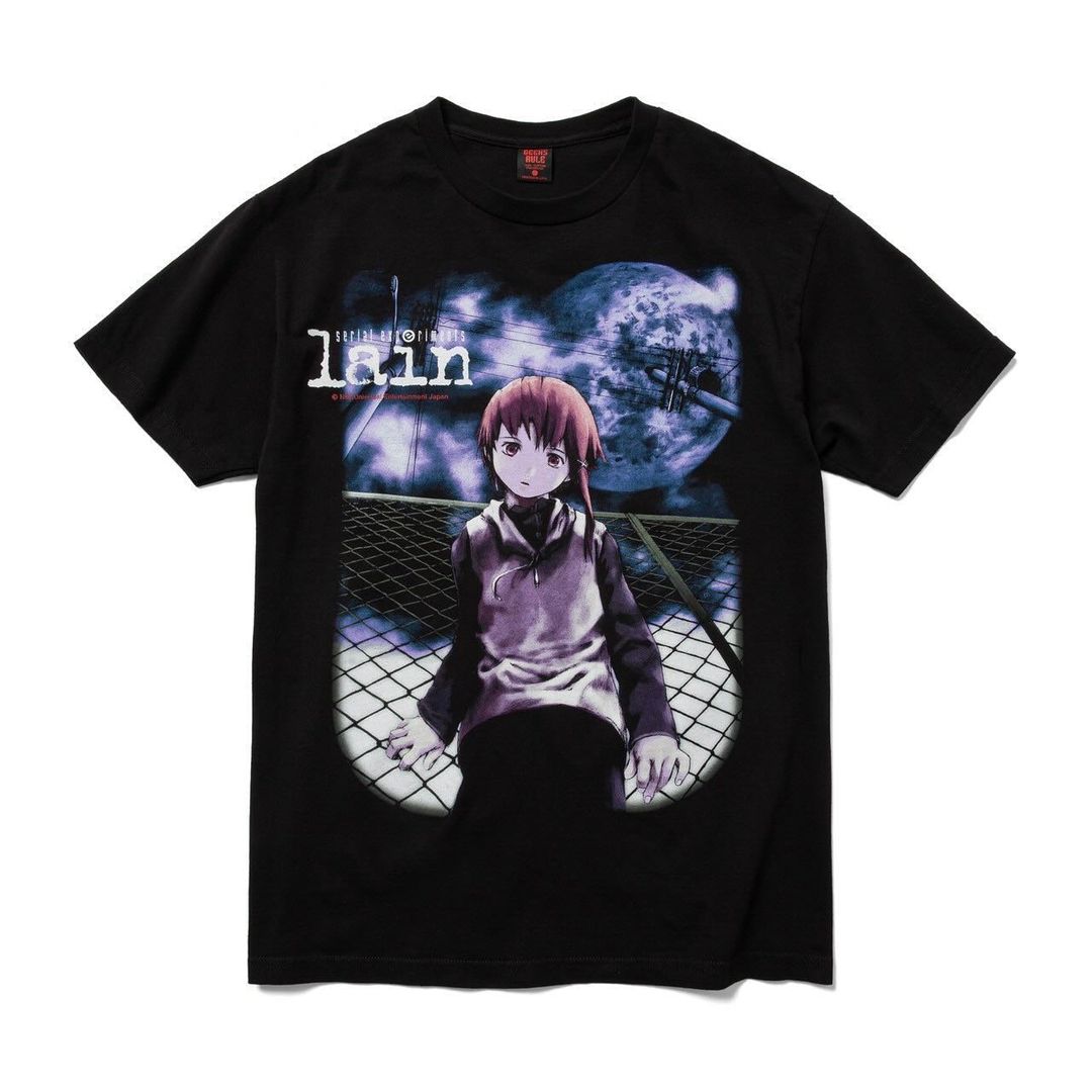 GEEKS RULE ×「serial experiments lain」コラボ TEEが2024年 3/9 発売 (ギークス ルール シリアルエクスペリメンツレイン)