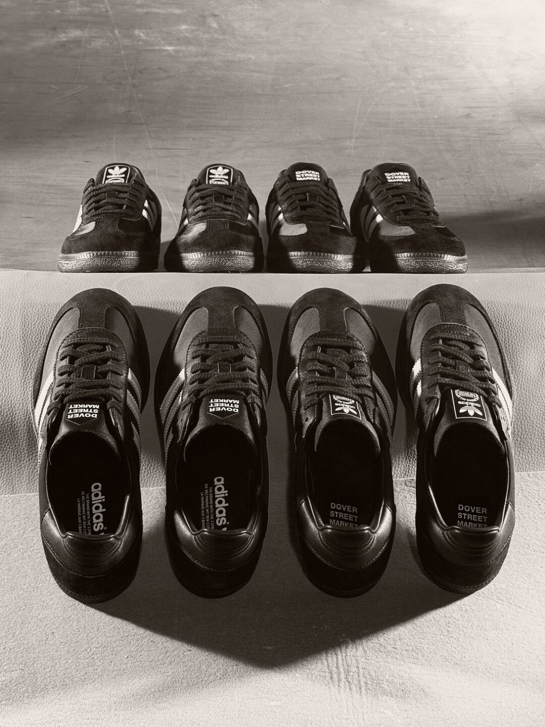 【国内 2024年 5/16 発売】DOVER STREET MARKET × adidas Originals SAMBA “Core Black/Footwear White” (ドーバーストリートマーケット アディダス オリジナルス サンバ “ブラック/ホワイト”) [IH4979]