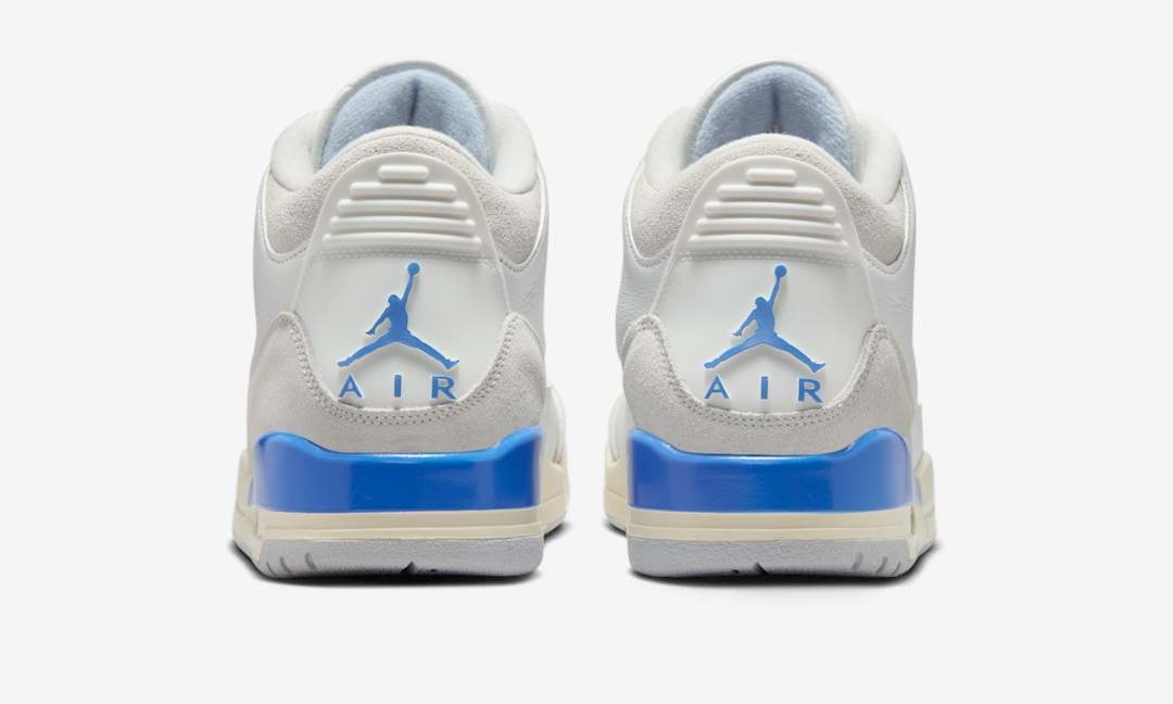 【2025年 2/22 発売】NIKE AIR JORDAN 3 RETRO “Lucky Shorts/Summit White/Hydrogen Blue” (ナイキ エア ジョーダン 3 レトロ “サミットホワイト/ハイドロゲンブルー”) [CT8532-101]