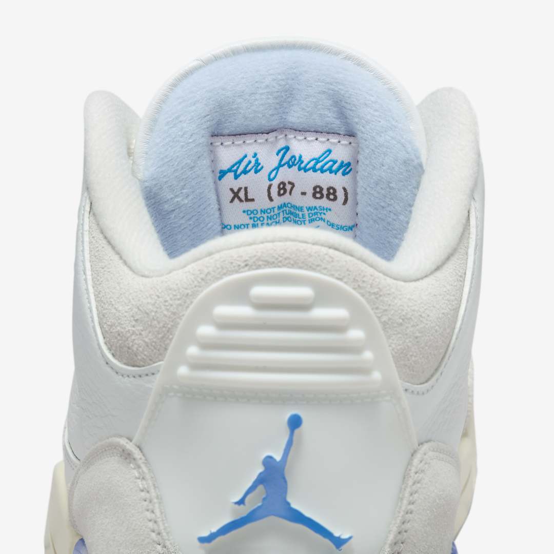 【2025年 2/22 発売】NIKE AIR JORDAN 3 RETRO “Lucky Shorts/Summit White/Hydrogen Blue” (ナイキ エア ジョーダン 3 レトロ “サミットホワイト/ハイドロゲンブルー”) [CT8532-101]