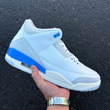 【2025年 2/22 発売予定】NIKE AIR JORDAN 3 RETRO “Lucky Shorts/Summit White/Hydrogen Blue” (ナイキ エア ジョーダン 3 レトロ “サミットホワイト/ハイドロゲンブルー”) [CT8532-101]