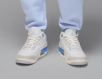 【2025年 2/22 発売予定】NIKE AIR JORDAN 3 RETRO “Lucky Shorts/Summit White/Hydrogen Blue” (ナイキ エア ジョーダン 3 レトロ “サミットホワイト/ハイドロゲンブルー”) [CT8532-101]