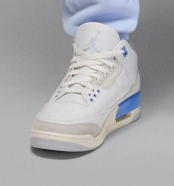 【2025年 2/22 発売予定】NIKE AIR JORDAN 3 RETRO “Lucky Shorts/Summit White/Hydrogen Blue” (ナイキ エア ジョーダン 3 レトロ “サミットホワイト/ハイドロゲンブルー”) [CT8532-101]