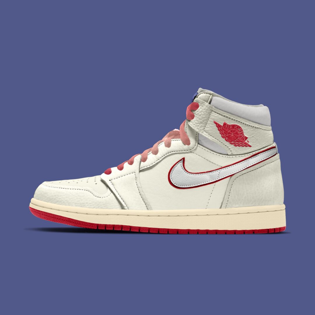 【2025年 4/1 発売】NIKE WMNS AIR JORDAN 1 HIGH OG “Sail/Cinnabar” (ナイキ ウィメンズ エア ジョーダン 1 ハイ OG “セイル/シナバー”) [DB4612-100]