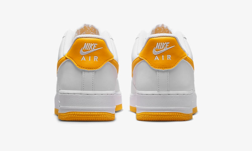 【2024年 7/13 発売】ナイキ エア フォース 1 ロー “ホワイト/ユニバーシティゴールド″ (NIKE AIR FORCE 1 LOW “White/University Gold”) [FJ4146-105]