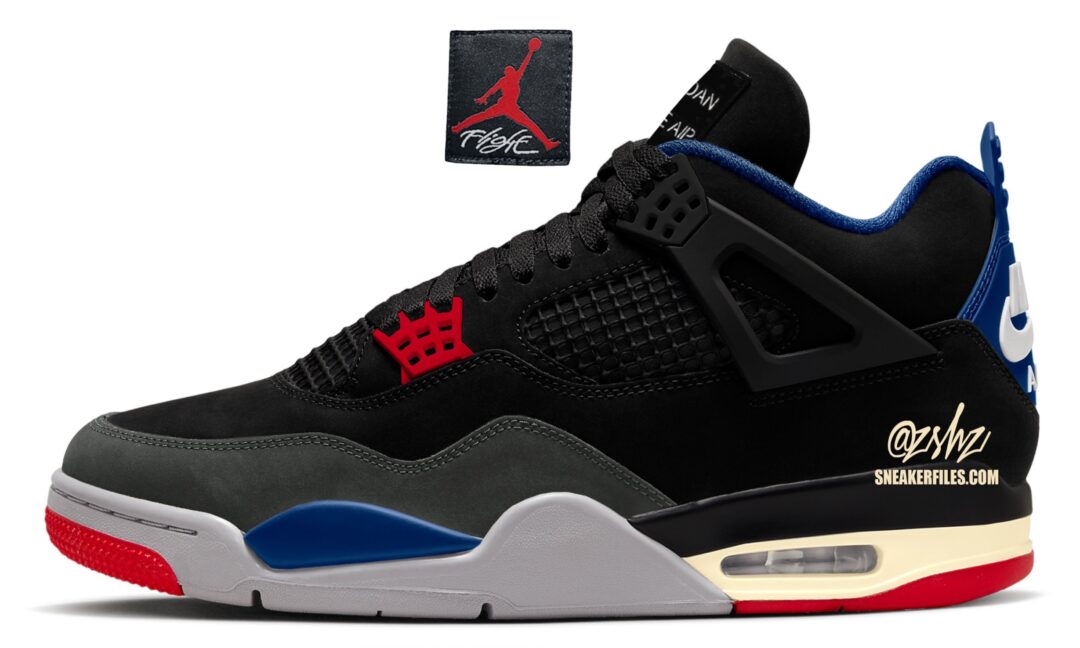 【2025年 2/15 発売予定】NIKE AIR JORDAN 4 RETRO “Black/Deep Royal Blue” (ナイキ エア ジョーダン 4 レトロ “ブラック/ディープロイヤルブルー”) [FV5029-003]