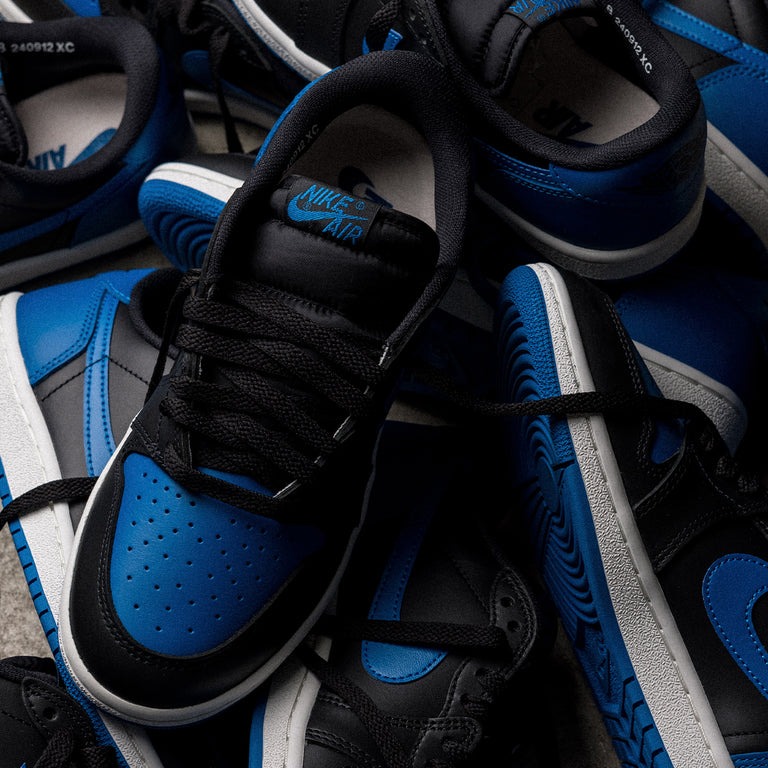 【国内 2025年 3/1 発売予定】NIKE AIR JORDAN 1 LOW 85 “Black/Varsity Royal” (ナイキ エア ジョーダン 1 85 ロー “ブラック/バーシティロイヤル”) [IB1981-004]