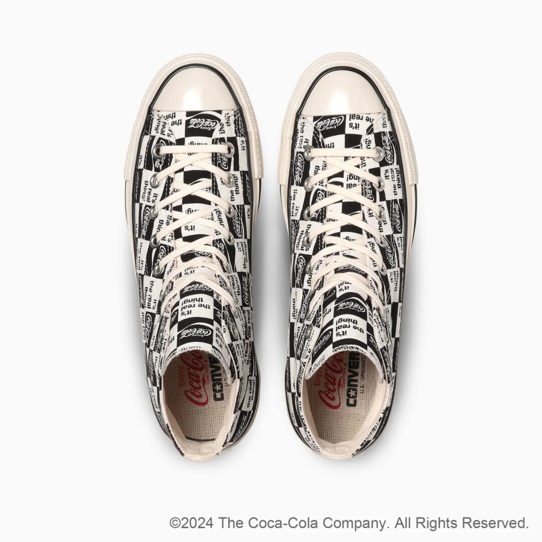 【2024年 5/10 発売】コカ･コーラ × コンバース コラボ ALL STAR US Coca-Cola CK HI (Coca-Cola CONVERSE オールスター)