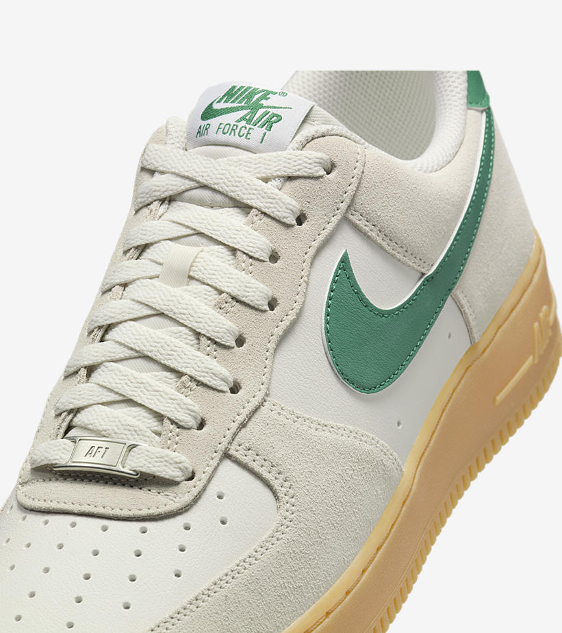 【2024年 7/1 発売】ナイキ エア フォース 1 07 ロー “ファントム/マラカイト/ガム” (NIKE AIR FORCE 1 07 LOW “Phantom/Malachite/Gum Yellow”) [FQ8714-001]