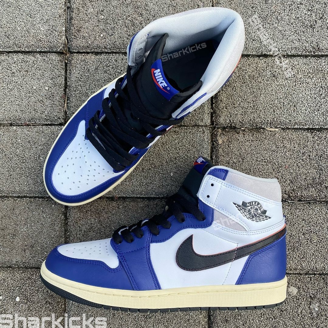 【国内 2025年 4/1 発売】NIKE AIR JORDAN 1 RETRO HIGH OG “White/Deep Royal Blue” (ナイキ エア ジョーダン 1 レトロ ハイ OG “ホワイト/ディープロイヤルブルー”) [DZ5485-100]