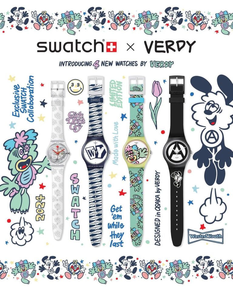Swatch × VERDY コラボウォッチ4種が2024年 4/25 発売 (スウォッチ ...